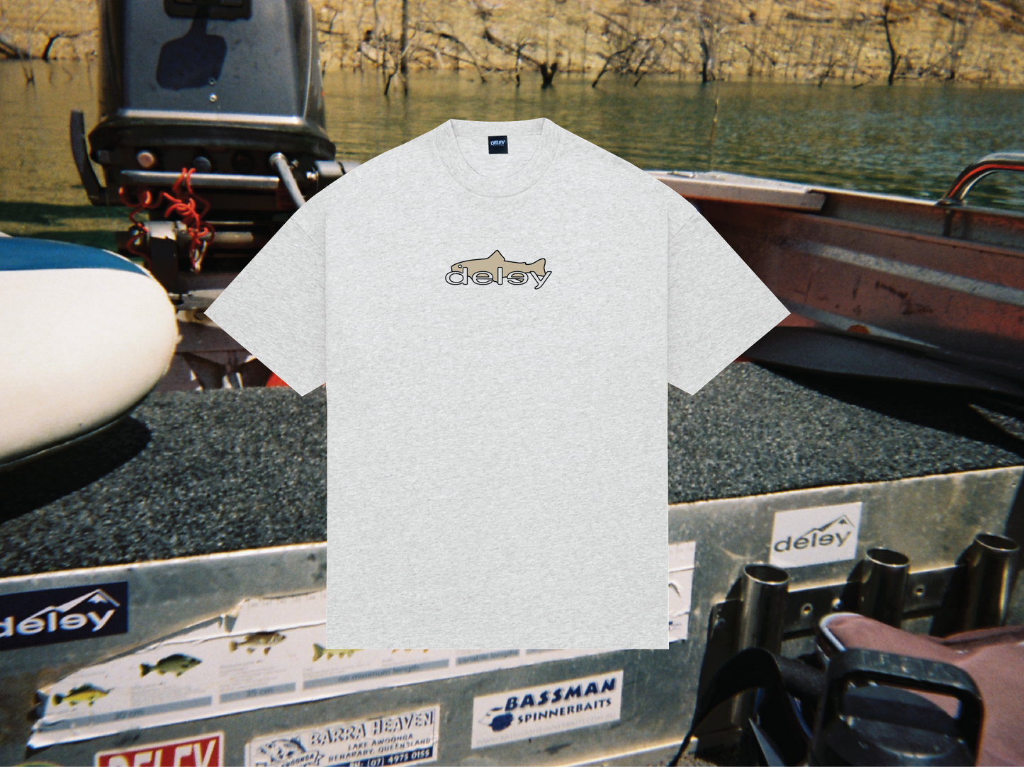 TROUT TEE - ASH